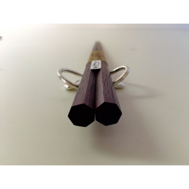 【大黒屋・江戸木箸】七角削り箸　（21.5cm)