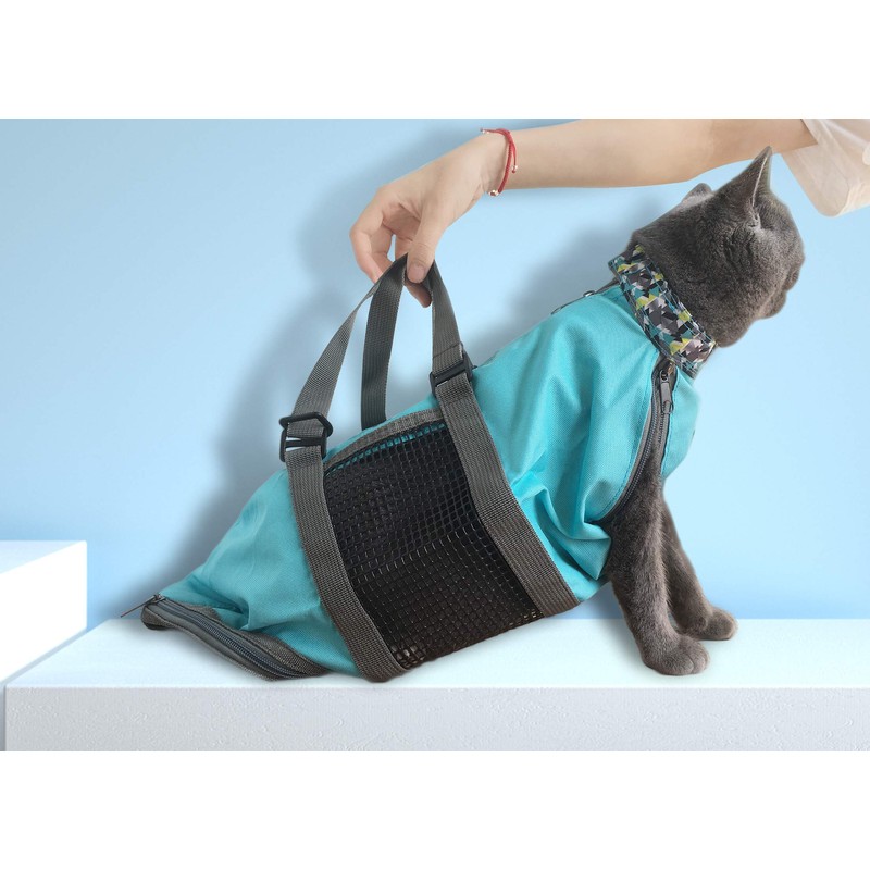 Cinf Cat Nail Clipping Cleaning Grooming Restraint Bag No Scratching