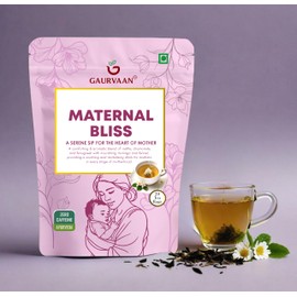 Gaurvaan Herbel Tea Maternal Bliss Tea Bag Camomile Flavour 20 Tea Bags (Pack Of - 1)