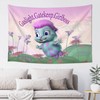FENDROM Gaslight Gatekeep Girlboss Bibble Pink Meme Tapestry For Bedroom