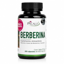 PACALLI Berberina con Cúrcuma 620mg - 60 Cápsulas
