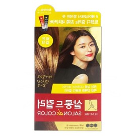 Gray Gray Cover Light Brown Hair Dye Self Damage Care Nutrition Treatment / 새치커버 밝은갈색 염색약 셀프 손상케어 영양 트리트먼트