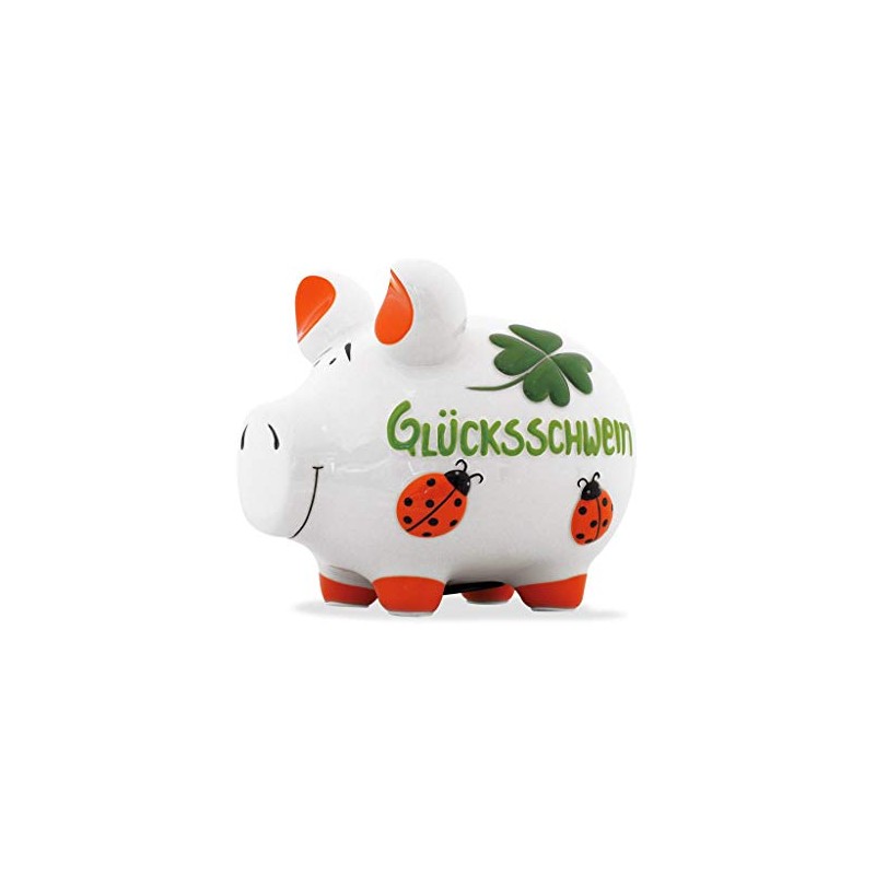 Flower Pig Lucky Pig Ceramic Money Box Medium