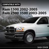 LQI TPE Dashboard Cover, Compatible with Dodge Ram 1500 2002-2005/Dodge