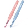 YOJOB 2Pack Size 7.0mm, L / 8.0mm Crochet Hooks, Super