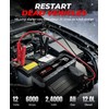 BOOKOO 6000A 12V Jump Starter for Car Boat Lawnmower