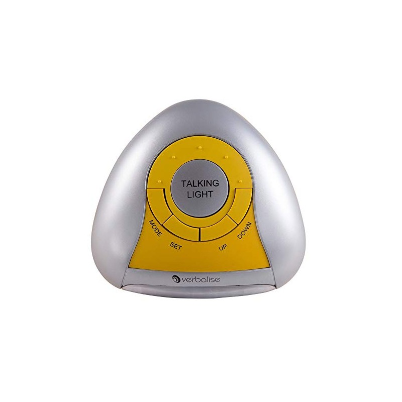 Verbalise Talking Clock with Temperature and Back Light, Wake-up Alarm,