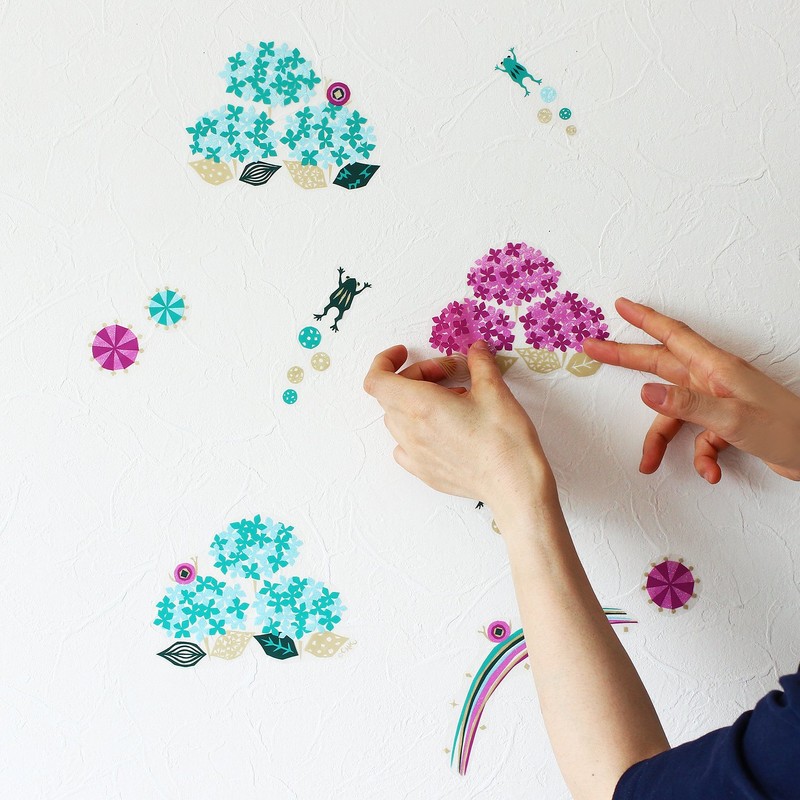 House Gida Wall Sticker Hydrangea CWS-458