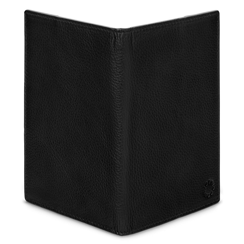 Yoshi [Black] Leather Golf Scorecard Holder, for Golf Score Cards,