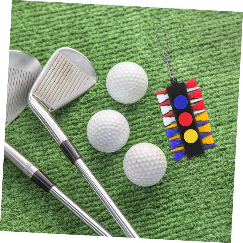 KOMBIUDA Golf Ball Nail Stand Golf Tee Dispenser Golf Accessory