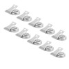 10Pcs Force Magnet Magnetic Clip L40 Axe Stainless Steel 32mm