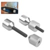 2 Pcs Flange Two Hole Pins Set Stainless Steel 1-5/8”