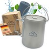 Campura Titanium Pot - 750 ml, Lightweight & Compact, Outdoor,
