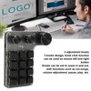 12 Keys Mechanical Keyboard Bluetooth USB Connection Mini Portable Programmable