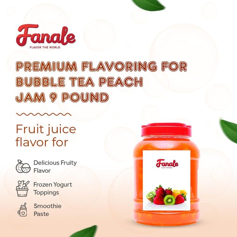 Fanale Premium Flavoring Jam for Bubble Tea | Peach Flavor