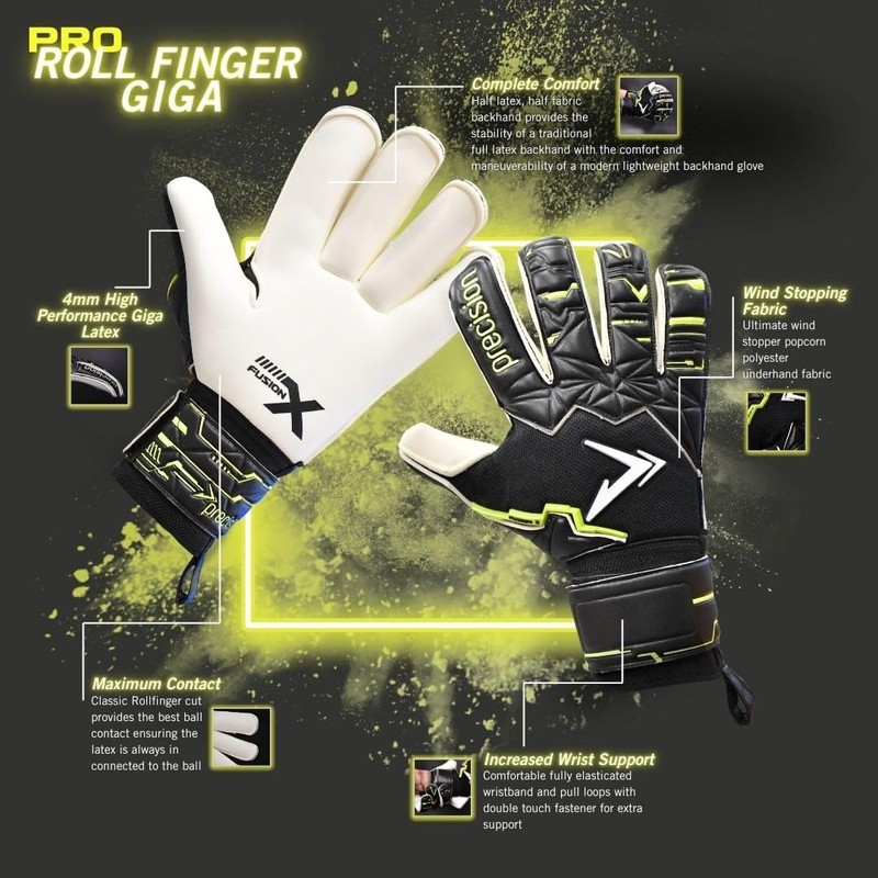 ​​Precision Fusion X Pro Roll Finger Giga Professional Football Adult's