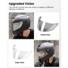 ILM Motorcycle Helmets Full Face for Men Women Cascos para