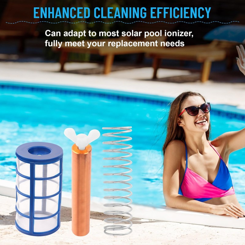 GDW Copper Anode Replacement Kit Solar Pool Replacement Copper Anode