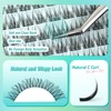 Obeyalash Cluster Lashes Individual Eyelashes DIY Eyelash Extension Mix 10-13mm
