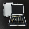 Pro-Edge Technology 5pcs Step Drill Bits for Metal with Center