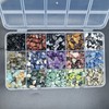 Maonewque Gemstone Chips Beads DIY Jewelry Making, Healing Engry Crystals