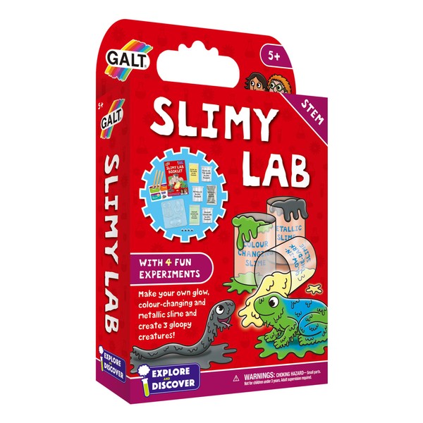 Galt Toys, Slimy Lab, Science Kit for Kids, Ages 5+, Multicolor