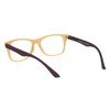 Matte Rubberized Hipster Horn Rim Spring Hinge Reading Glasses Brown