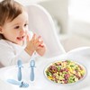 Yistoi Set of 3 Baby Learning Spoons, Learning Spoons for