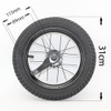 12 Inch Kids Bike Back Wheels Replacement with Solid Air