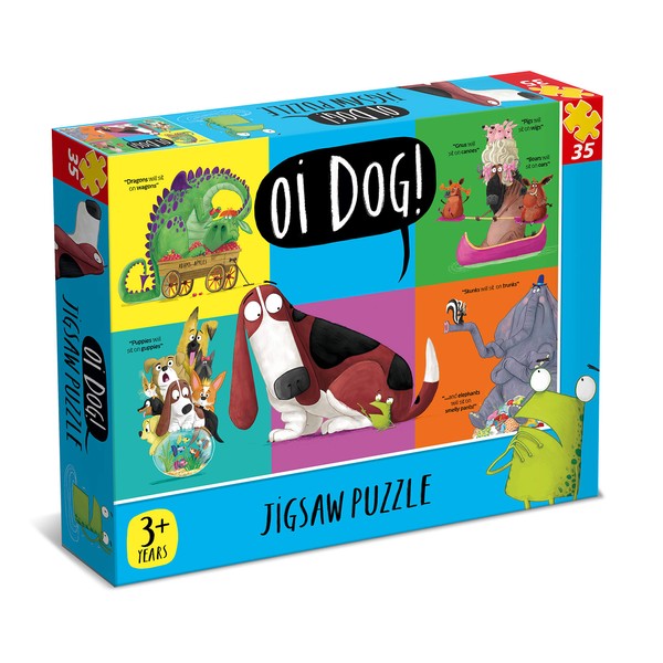 Oi 7325 Dog 35 Piece Jigsaw Puzzle, Blue