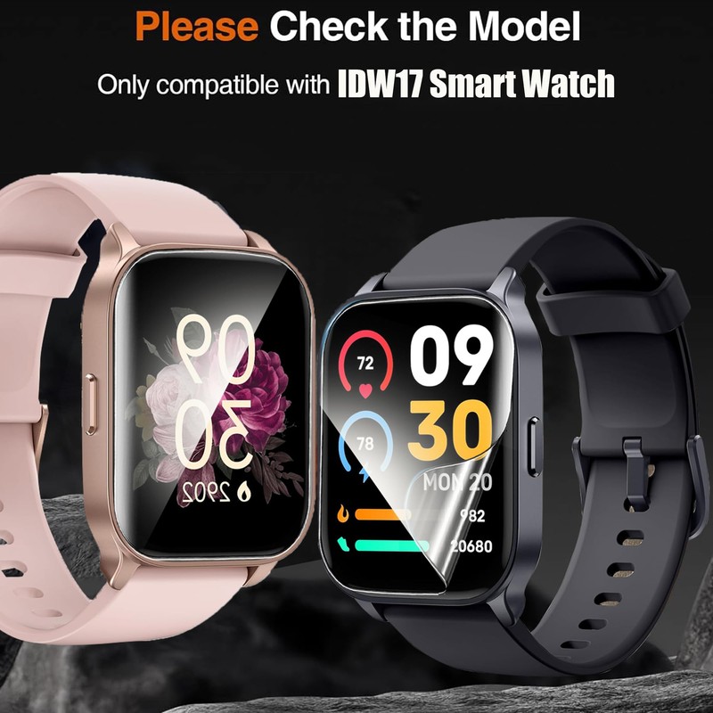 Compatible for anyloop Fitness Tracker Screen Protector, Lamshaw Full Coverage