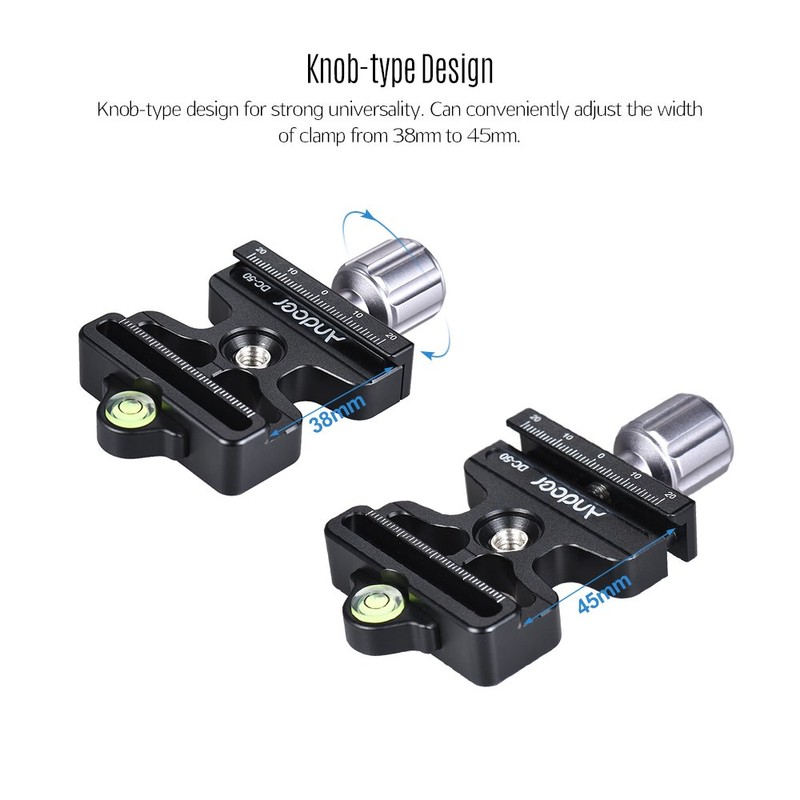 Andoer Quick Release Clamp for Arca Swiss for Manfrotto 200PL