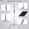 COOPIC C Stand Heavy Duty Stainless Steel Photography Stand with