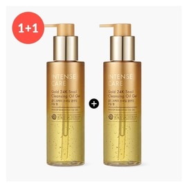 (1+1) Intense Care Gold 24K Snail Cleansing Oil Gel (Cleansing Tissue) / (1+1) 인텐스 케어 골드24케이 스네일 클렌징 오일 젤 (클렌징티슈 )