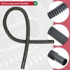 SPARES2GO Universal Extra Long Bath Sink Overflow Tube Flexible Extendable