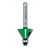 Trend CraftPro Chamfer Router Cutter Bit, 1/4 Inch Shank, 12.7mm