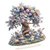 Harilla Easter Eggs Rabbit Decoration, Table Sign, 2D Party Supplies,