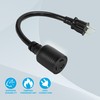 Generator Power Cord Adapter, Locking Adapter Household 3 Prong 15