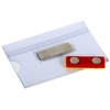 EUROPEL Magnetic Name Badge Holders with Magnet & Blank Card