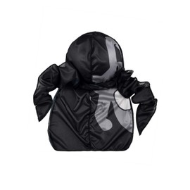 Superstitch Supersilky Ultra Silky Durag x Wavebuilder | 30+ Styles Premium Designer Durags for Men | 360 Waves |Black with Evil Bunny (Tattoo)