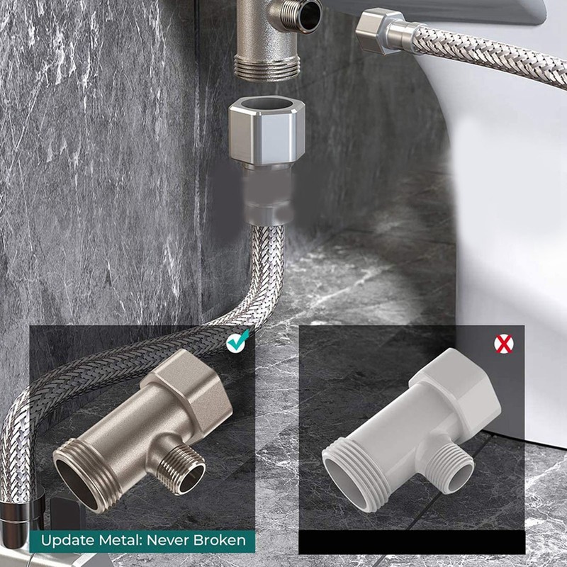 Single Nozzle Toilet Bidet Adjustable Water Pressure Plastic Toilet Self