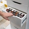 Belt Organizer,Acrylic Belt Storage Holder with Compartments | Clear Belt