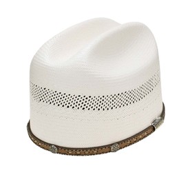 Stetson Unisex Natural 10X Woodburn Western Shantung Straw Hat Natural 7