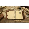 EvZ 5 Inch Mini Vintage Leather Journal, Pocket Size Refillable
