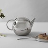 Stainless Steel Teapot with Lid, Drip-Free Spout, Modern Design, Loose