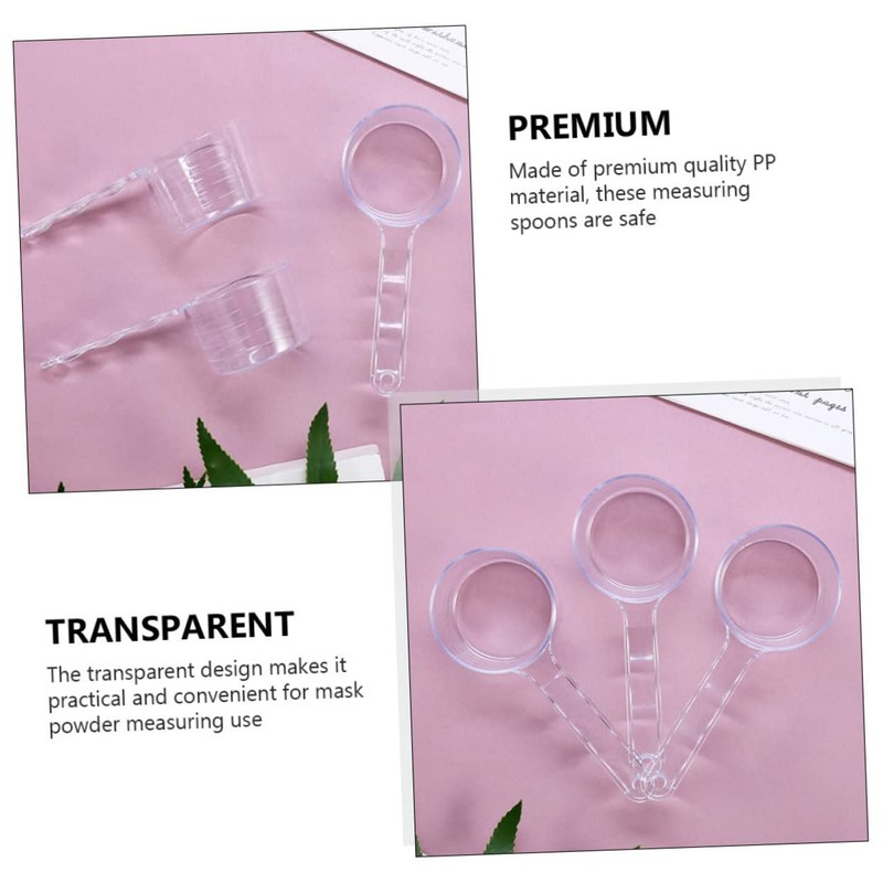 Mikinona 5pcs Facial for Masks Skin Care Measuring Spoon Practical