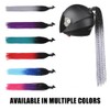 Helmet Pigtail, Gradient Bicycle Helmet Braid with Reusable Suction Cup