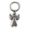 Silver Guardian Angel Keyring