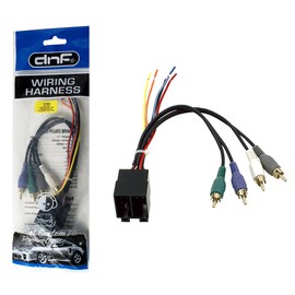 DNF Amp Integration Wiring Harness Stereo Adapter for Select Mercedes 1994-2004 Vehicles (70-1786) - 100% Copper Wires!