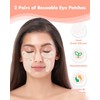 Parches para Los Ojos Reutilizables, Parches de Silicona Debajo de